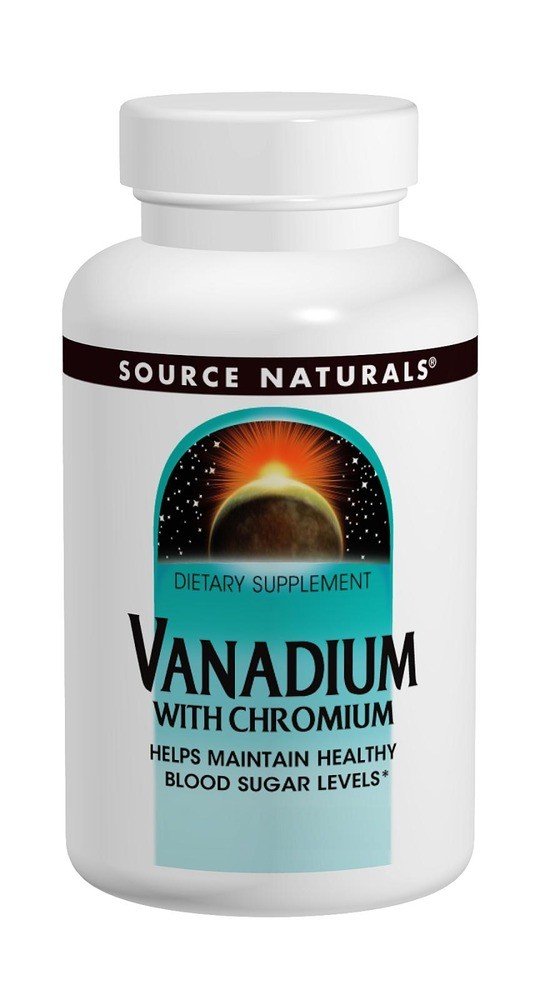 Source Naturals, Inc. Vanadium with Chromium 90 Tablet