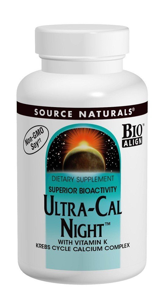 Source Naturals, Inc. Ultra Cal Night with Vitamin K 60 Tablet