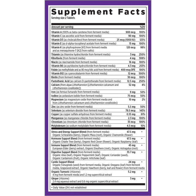 New Chapter Women&#39;s Advanced Multivitamin 72 Tablet