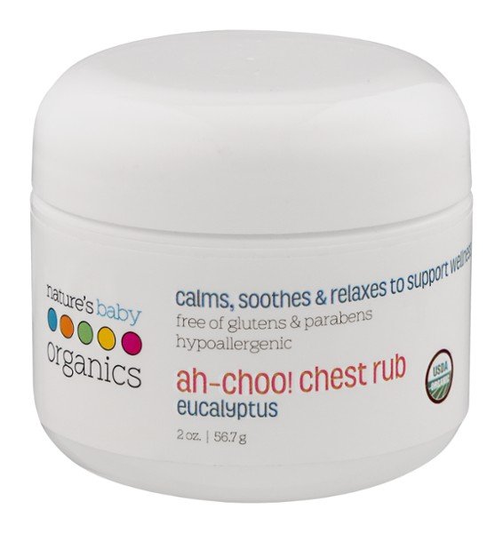 Natures Baby Organics Ah Choo Chest Rub 2 oz Cream