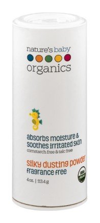 Natures Baby Organics Organic Silky Dusting Powder 4 oz Powder