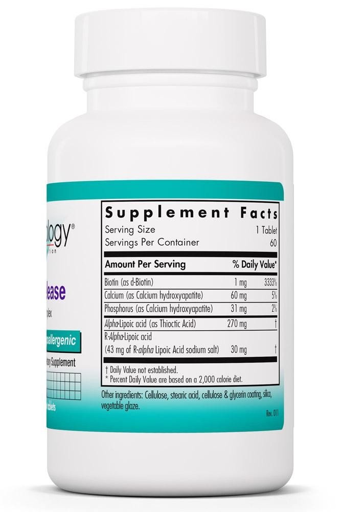 Nutricology ALA Release Lipoic Complex 60 Tablet