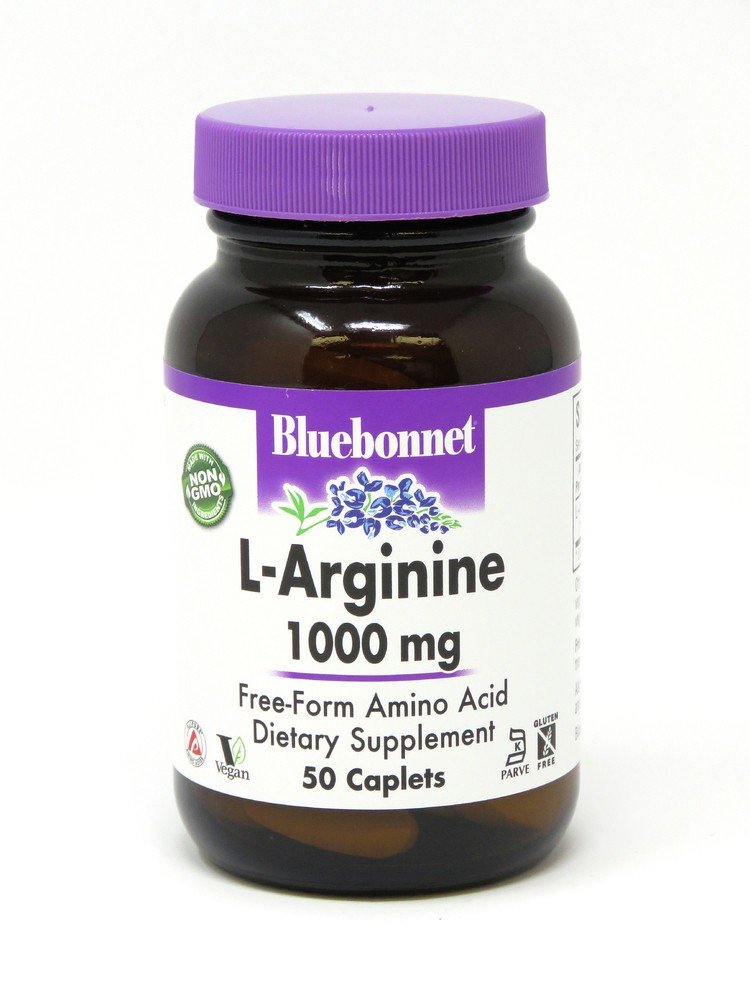 Bluebonnet L-Arginine 1000mg 50 Caplet