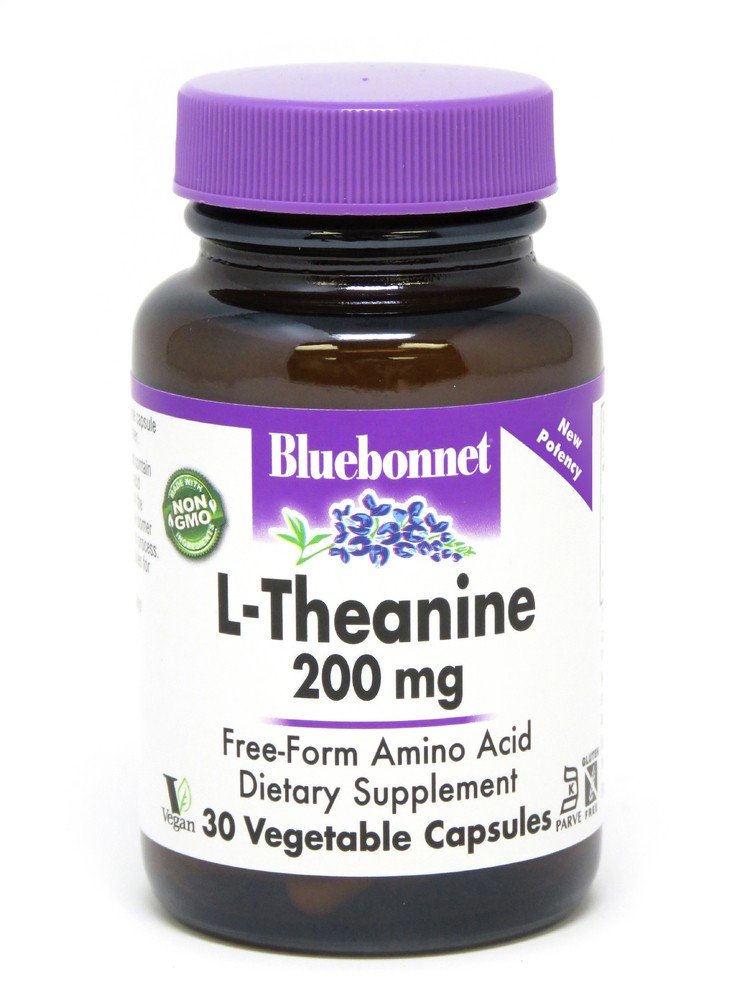 Bluebonnet L-Theanine 200 mg 30 VegCap