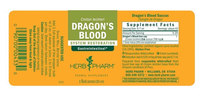Herb Pharm Dragons Blood 1 oz Liquid