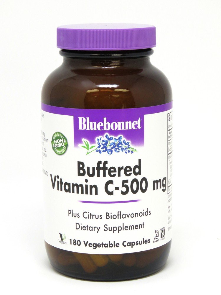 Bluebonnet Buffered Vitamin C 500mg 180 VegCap