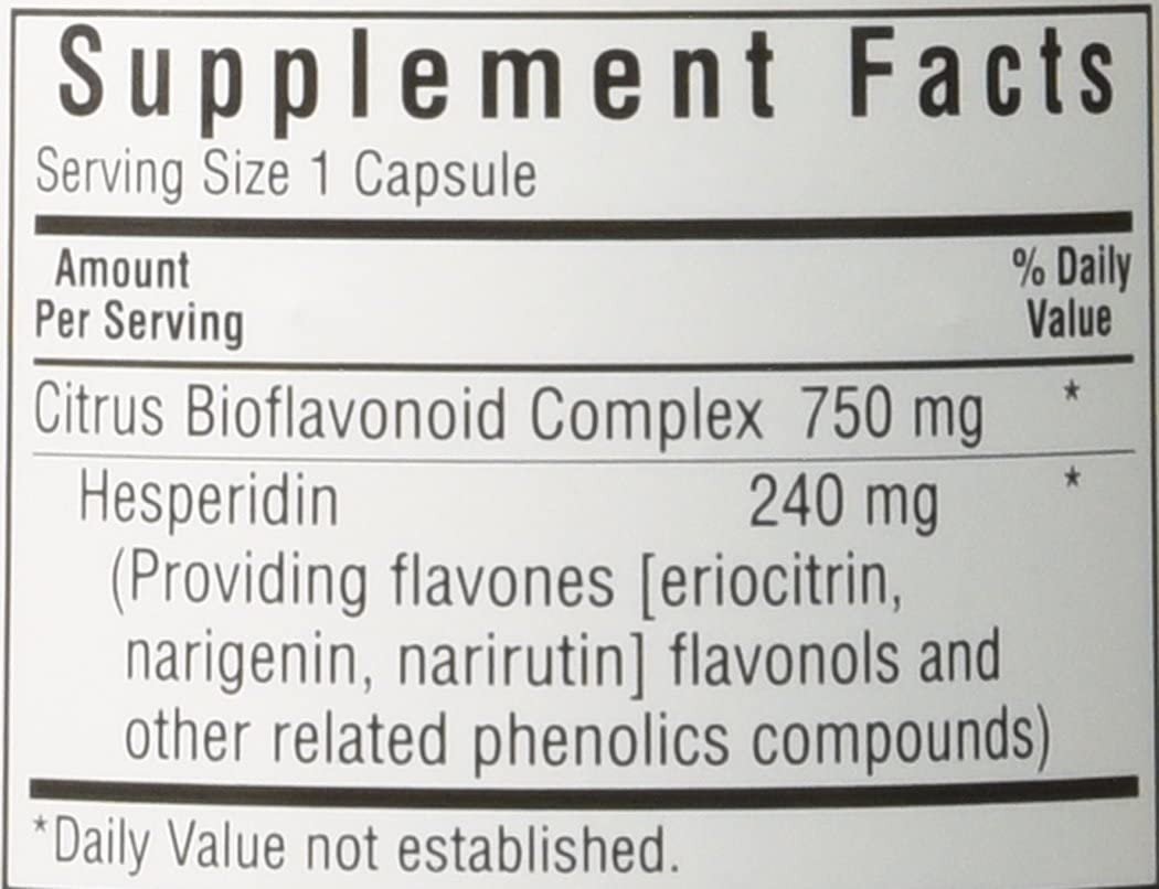 Bluebonnet Citrus Bioflavonoids 750mg 90 VegCap