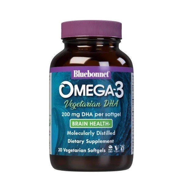Bluebonnet Omega 3 Vegetarian DHA 200mg 30 Softgel