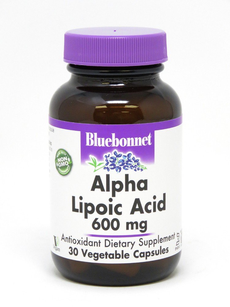 Bluebonnet Alpha Lipoic Acid 600mg 30 VegCap