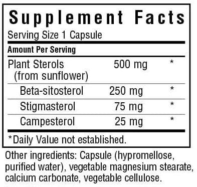 Bluebonnet Plant Sterols 500mg 60 VegCap