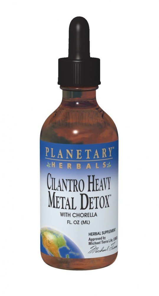 Planetary Herbals Cilantro Heavy Metal Detox with Chlorella 2 oz Liquid