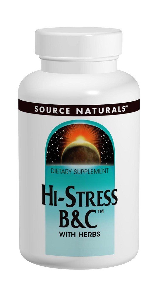 Source Naturals, Inc. Hi Stress B&C with Herbs 60 Tablet