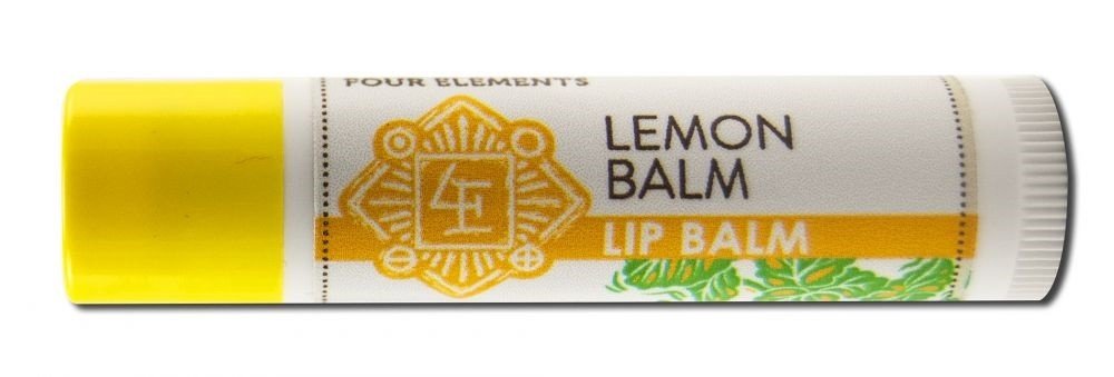 Four Elements Organic Herbals Lemon Balm Lip Balm .15 oz Stick