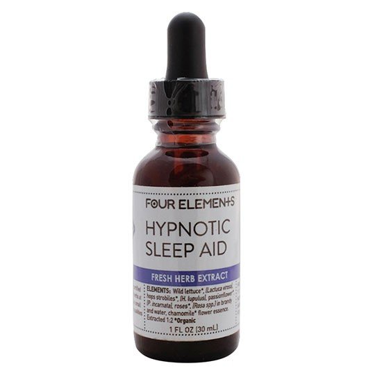 Four Elements Organic Herbals Hypnotic Sleep Tincture Blend 1 oz Liquid