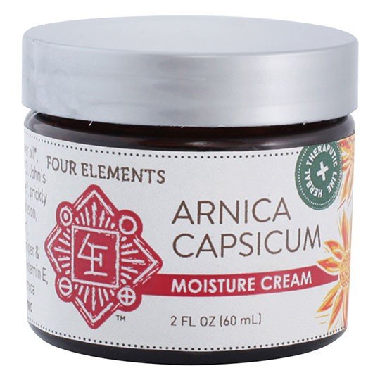 Four Elements Organic Herbals Arnica Capsicum Cream 2 oz Cream
