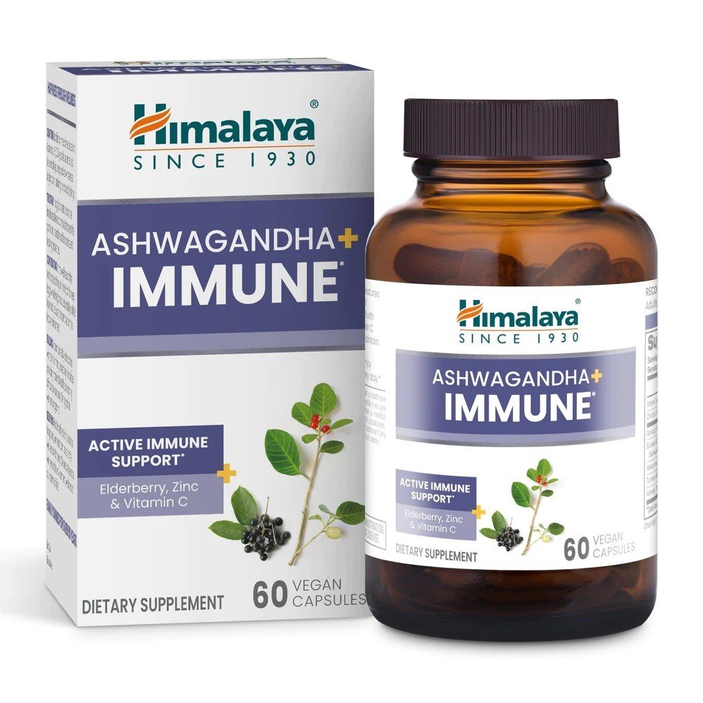 Himalaya Herbals Ashwagandha+ Immune 60 VegCap