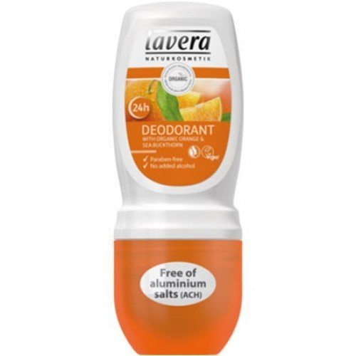 Lavera Skin Care Deodorant Roll On Orange Sea Buckthorn 1.6 oz Roll-On