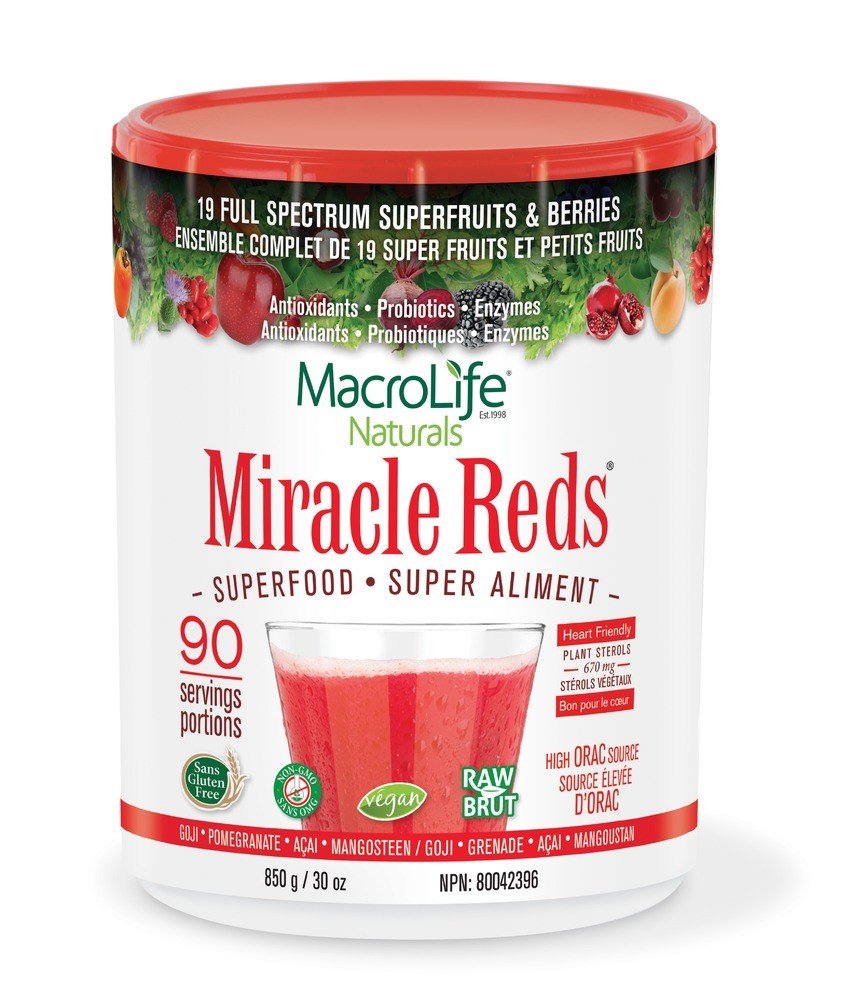 Macrolife Naturals Miracle Reds 30 oz Powder