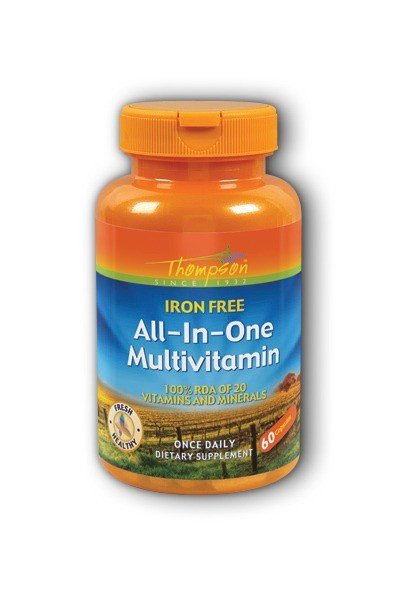 Thompson Nutritional All In One Iron Free 60 Capsule