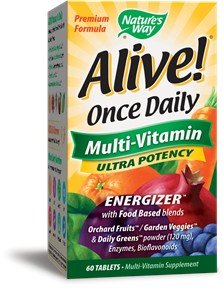 Nature&#39;s Way Alive Once Daily Multi Vitamin Ultra Potency 60 Tablet