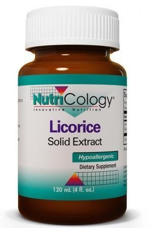 Nutricology Licorice Solid Extract 4 oz Liquid