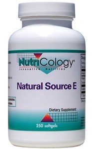 Nutricology Natural Source E 250 Softgel