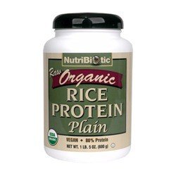 Nutribiotic Organic Rice Protein Plain 21 oz Powder