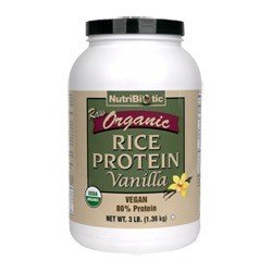 Nutribiotic Organic Rice Protein Vanilla 3 lbs Powder