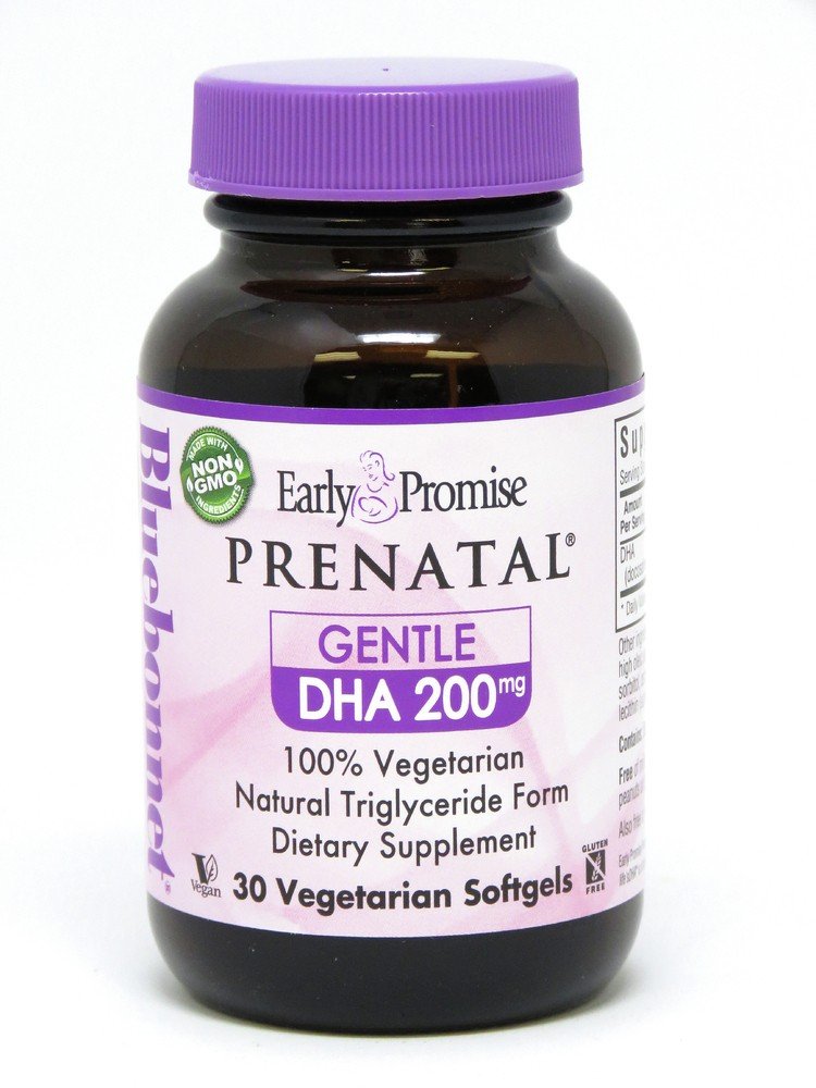 Bluebonnet Early Promise Prenatal Gentle DHA 200mg 30 Veg Softgel