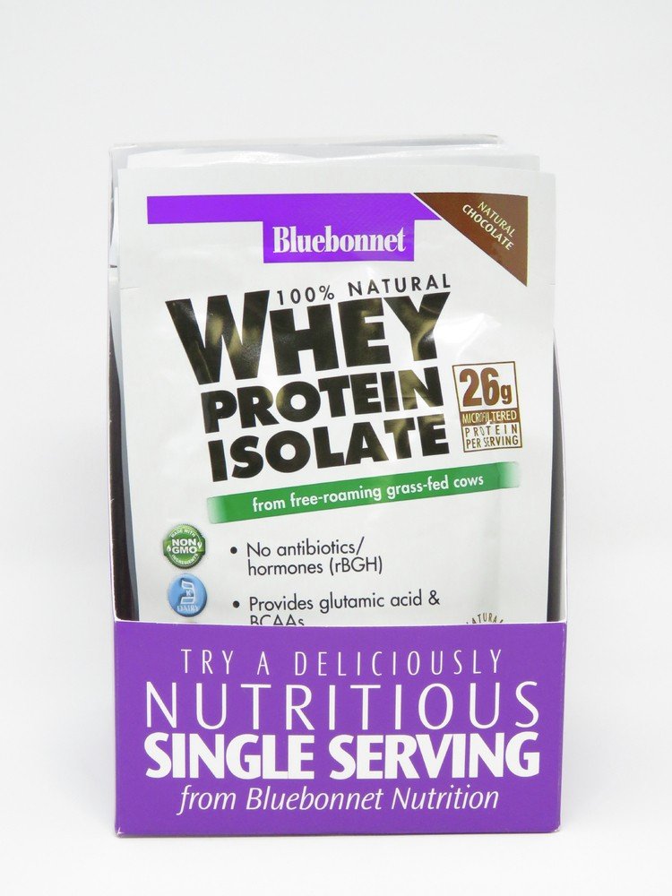 Bluebonnet Whey Protein Isolate Chocolate 8 Packet