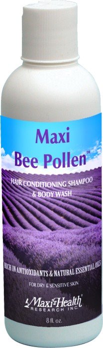 Maxi-Health Maxi Bee Pollen Cleanser-Shampoo & BodyWash 8 oz Liquid