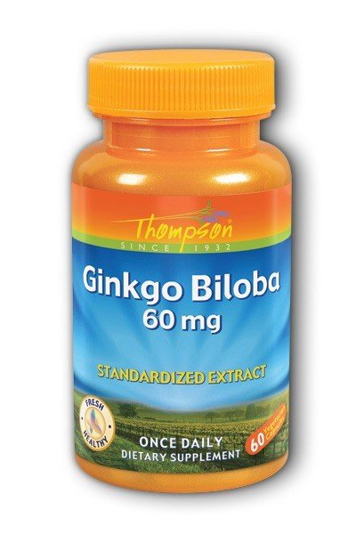 Thompson Nutritional Ginkgo Biloba Extract 60 Capsule