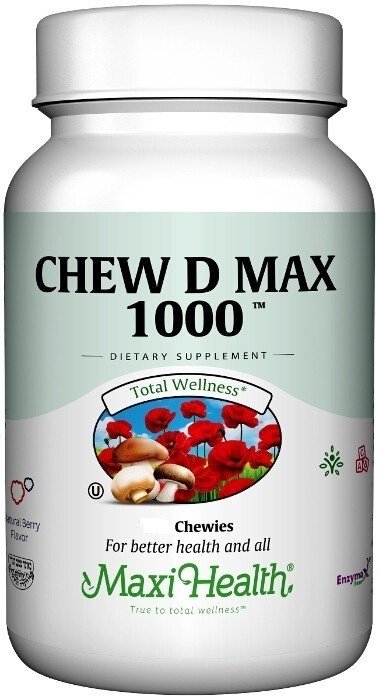 Maxi-Health Chew-D-Max-1000 Berry 200 Tablet
