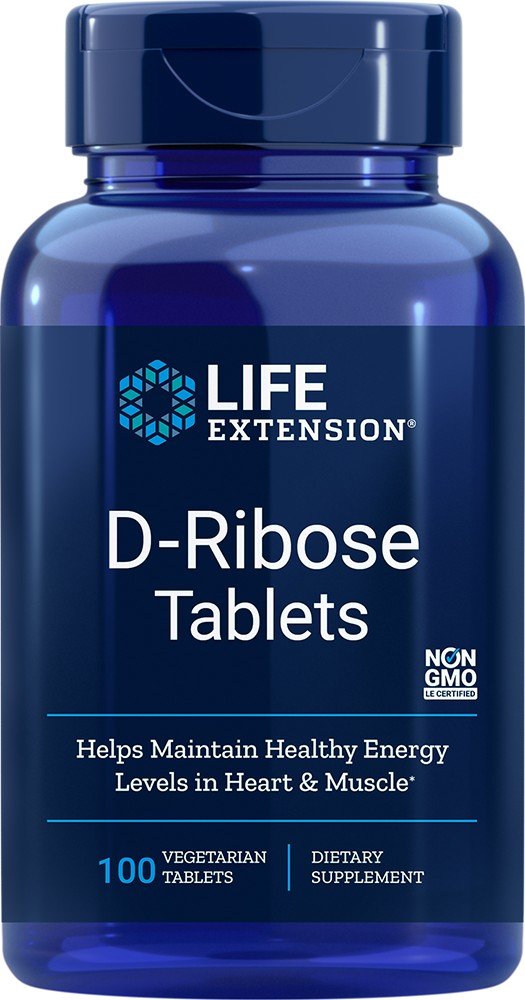 Life Extension D-Ribose Tablets 100 VegTab