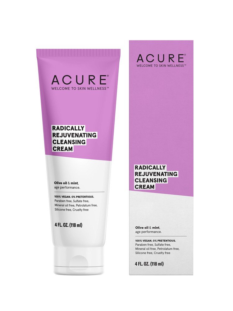 Acure Radically Rejuvenating Cleansing Cream 4 oz Cream
