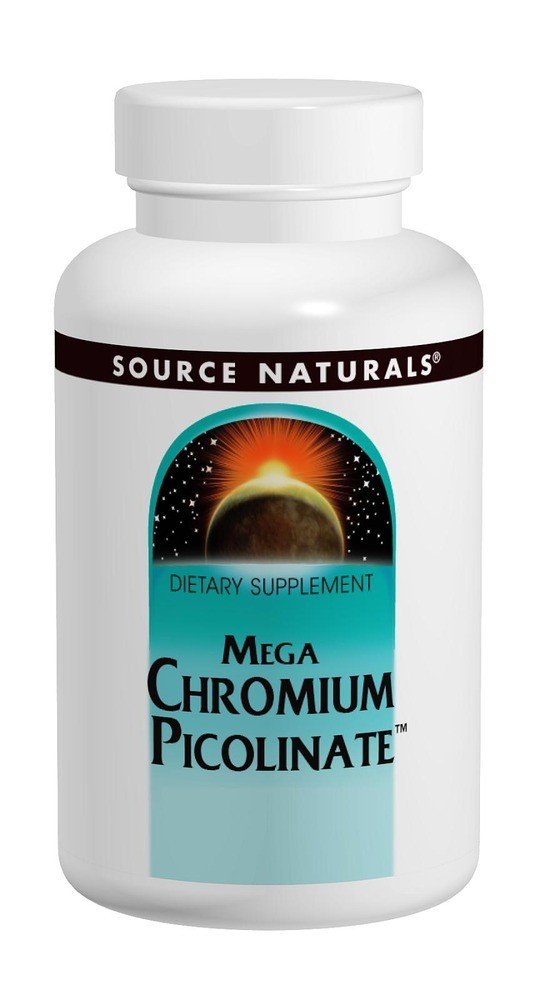 Source Naturals, Inc. Mega Chromium Picolinate 300mcg 120 Tablet