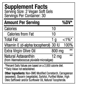 Nutrex Hawaii Inc. MD Formulas BioAstin Supreme 60 VegCap