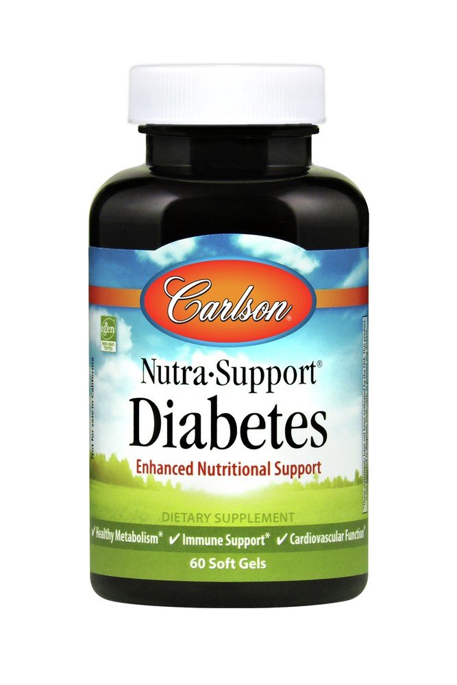 Carlson Laboratories Nutra-Support Diabetes 60 Softgel