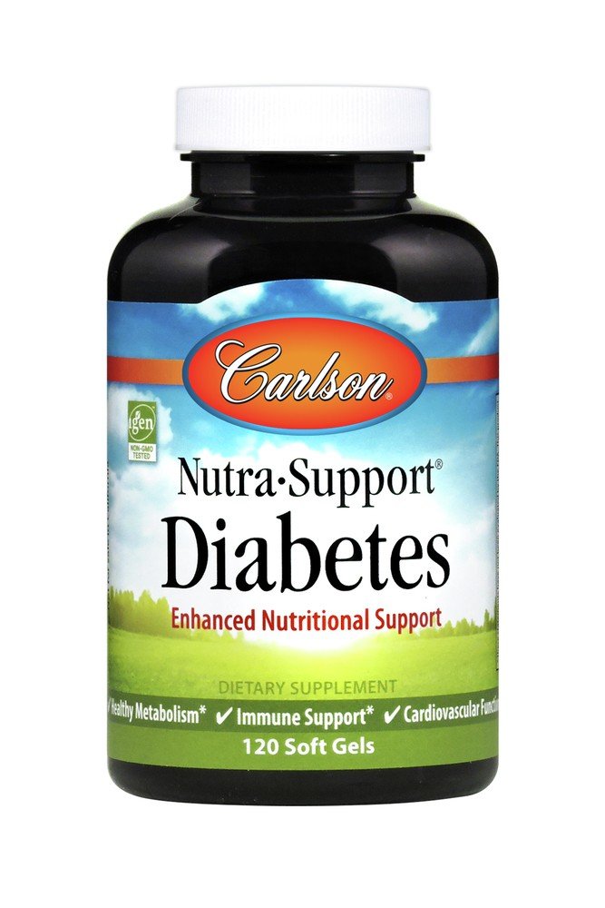 Carlson Laboratories Nutra-Support Diabetes 120 Softgel