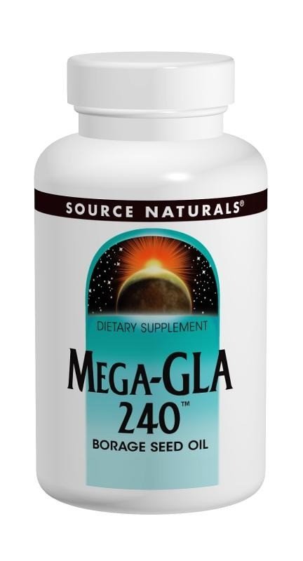 Source Naturals, Inc. Mega GLA-240 Borage Seed Oil 30 Softgel