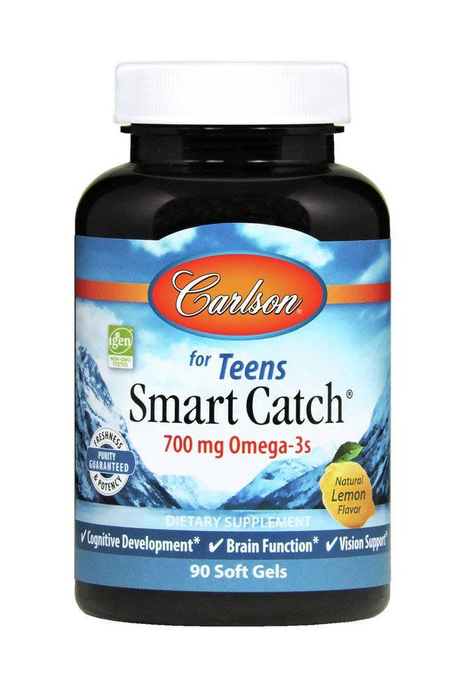 Carlson Laboratories Smart Catch Fish Oil For Teens 90 Softgel