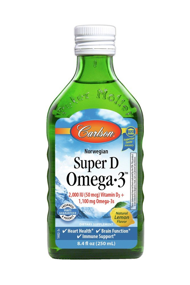 Carlson Laboratories Super D Omega-3 Liquid 250 ml Liquid