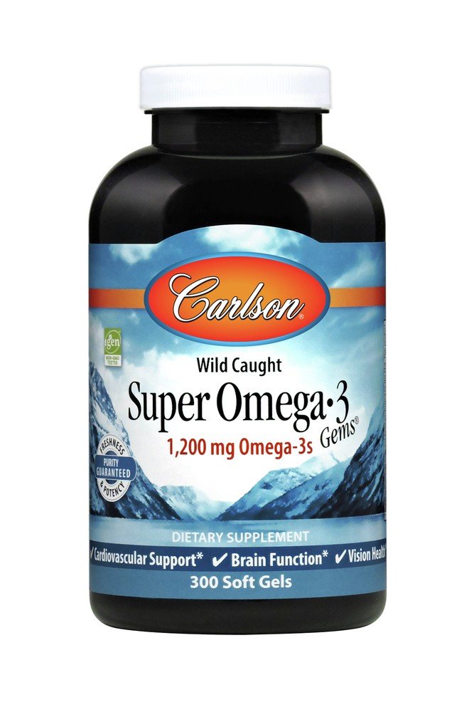 Carlson Laboratories Super Omega-3 Gems 300 Softgel