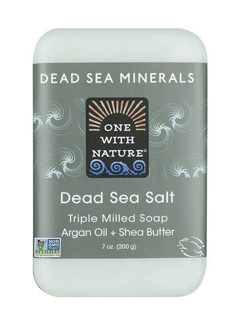 One With Nature Dead Sea Minerals Salt Soap 7 oz Soap