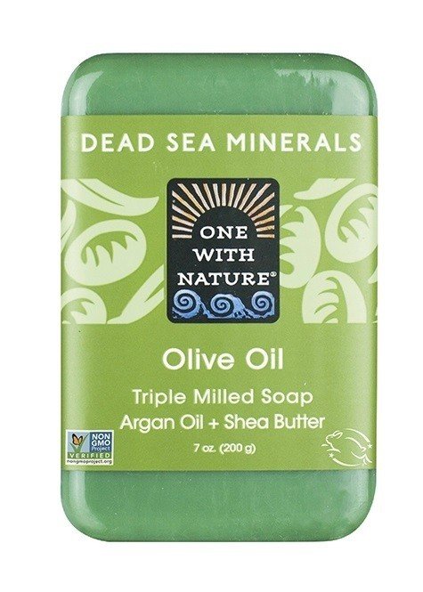 One With Nature Dead Sea Minerals Olive Oil Soap 7 oz Bar Soap