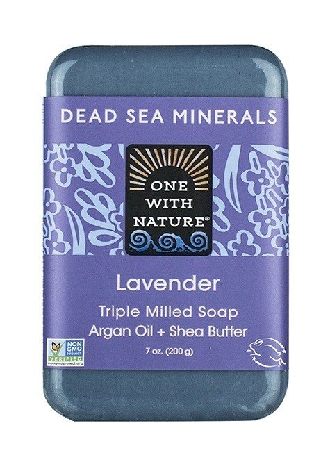 One With Nature Dead Sea Minerals Lavender Soap 7 oz Soap