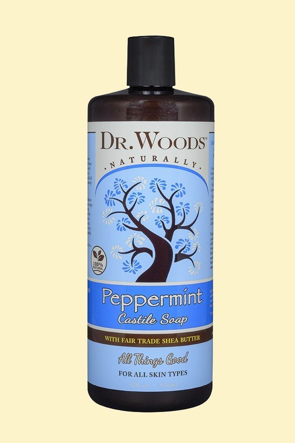Dr. Woods Organic Shea Butter Pure Peppermint Castile Soap 32 oz Liquid