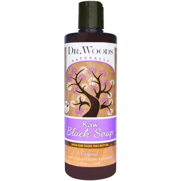 Dr. Woods Organic Shea Butter Pure Black Castile Soap 16 oz Liquid