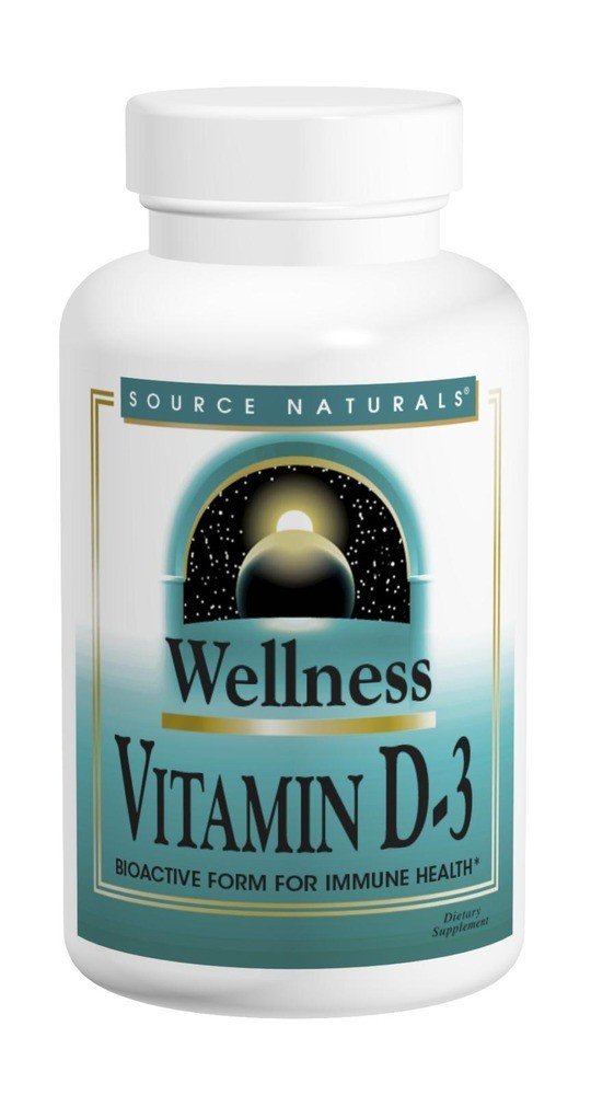 Source Naturals, Inc. Wellness Vitamin D-3 2000 IU 200 Softgel
