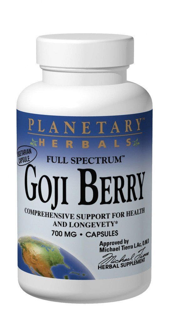 Planetary Herbals Goji Berry Full Spectrum 180 VegCap